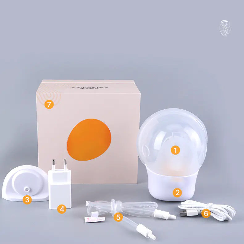 Wearable Electric Breast Pump with Integrated Lactagogue