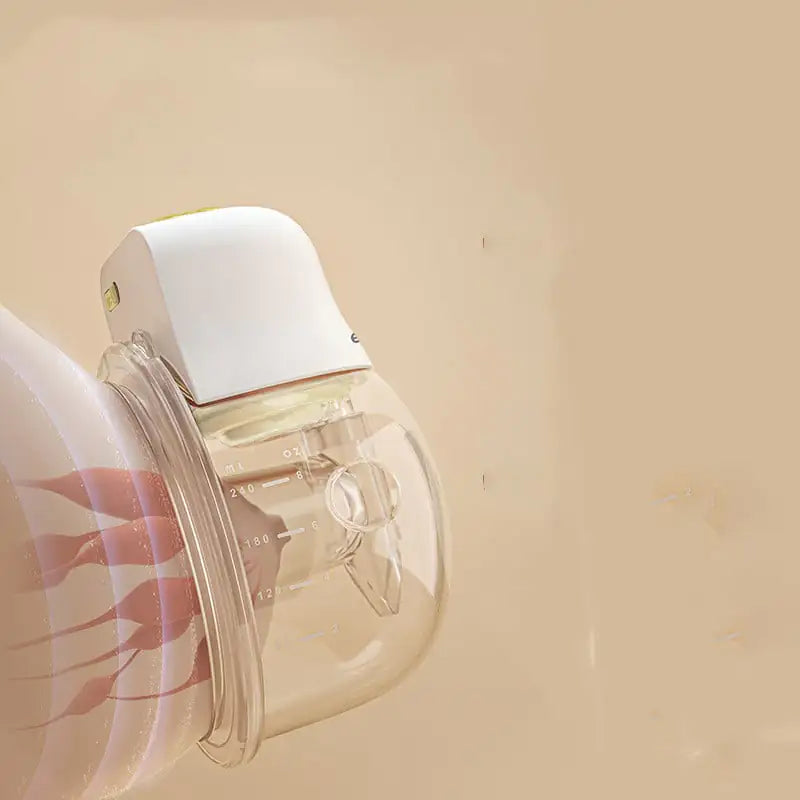 Wearable Electric Breast Pump with Integrated Lactagogue