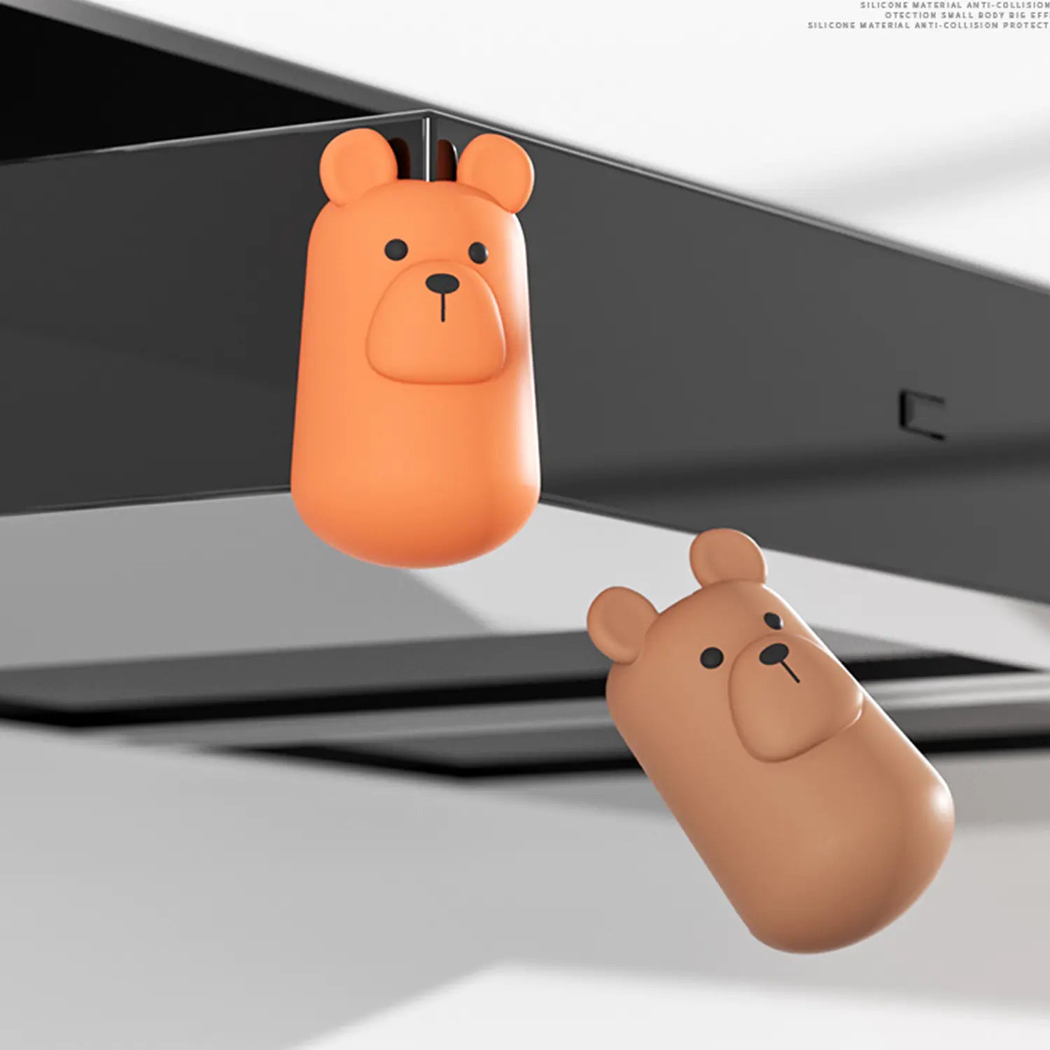 Cartoon Bear Silicone Corner Protectors for Kids