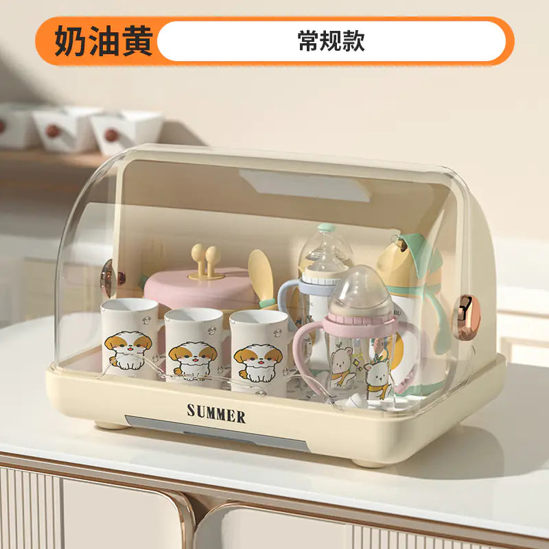 UV Sterilizer Cabinet for Baby Bottles with Dust Cover