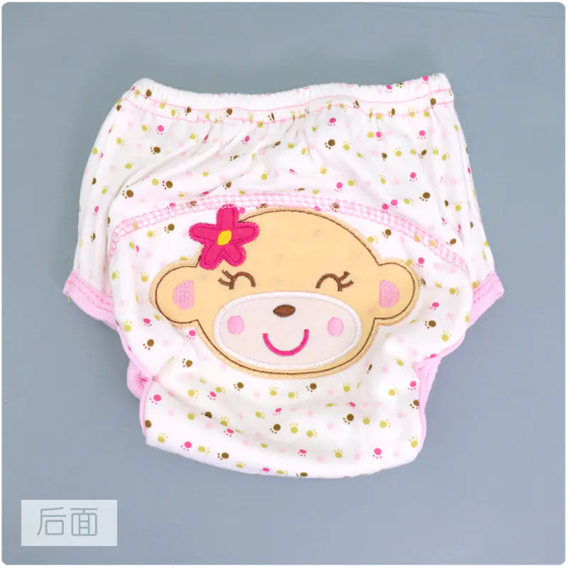 Cotton Baby Learning Pants - Washable Waterproof Diapers