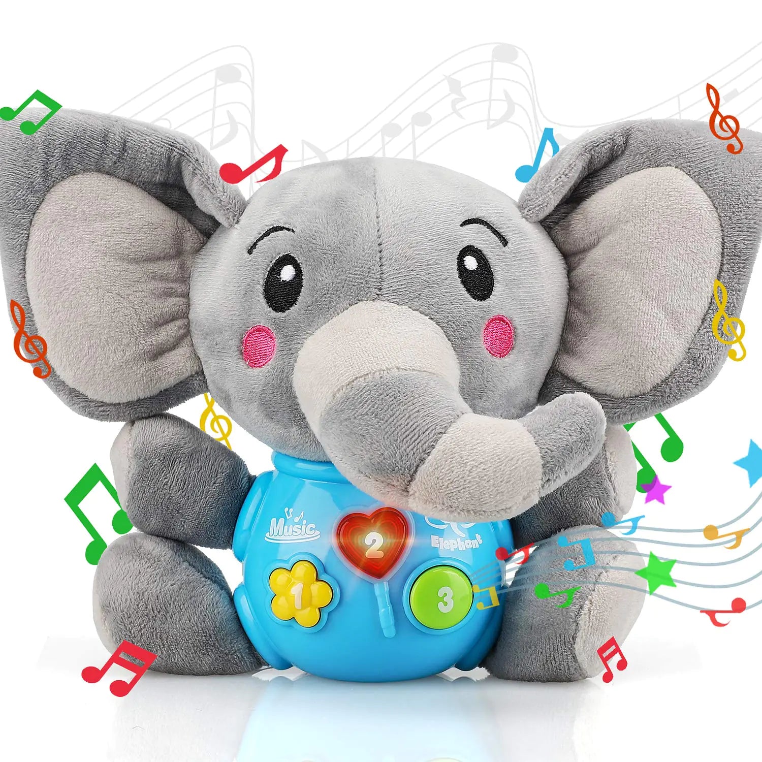 Snuggly Elephant Musical Toy