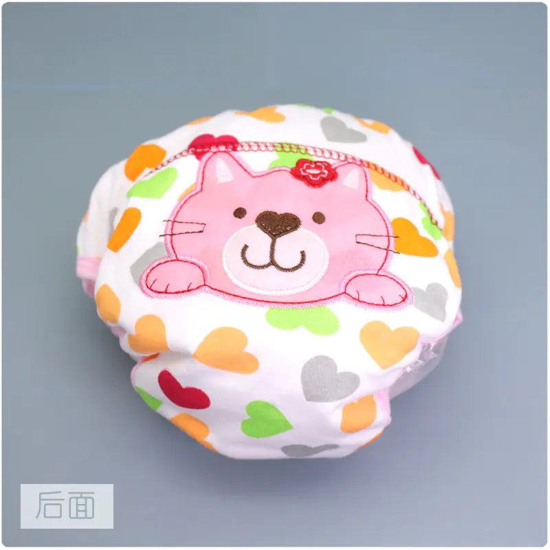 Cotton Baby Learning Pants - Washable Waterproof Diapers