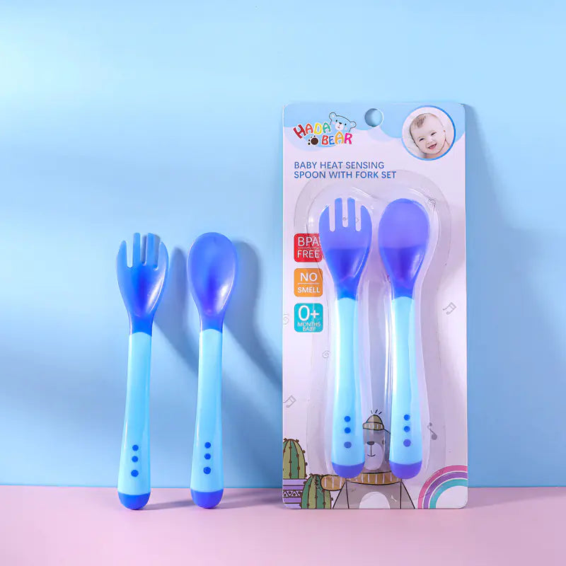 Cartoon Bear Silicone Spoon for Kids' Tableware