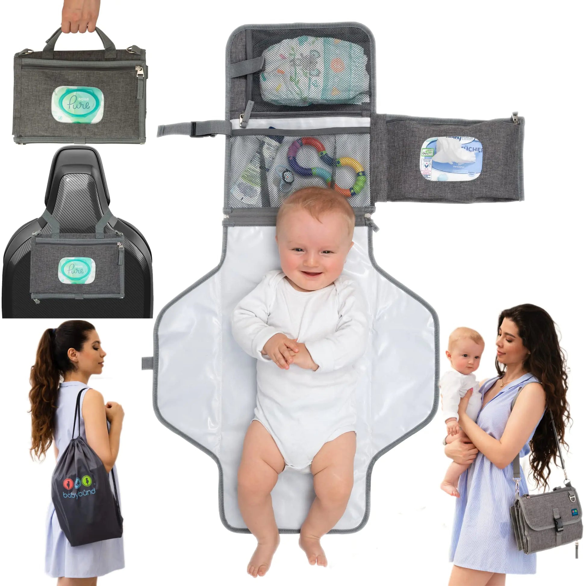 Compact Travel Diaper Station