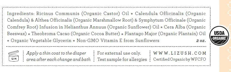 Soothe & Protect Organic Diaper Balm