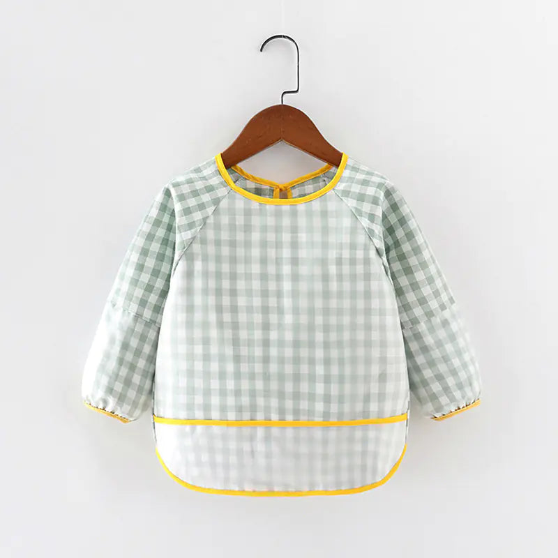 Waterproof Long Sleeve Bib for Kids - Cotton Apron