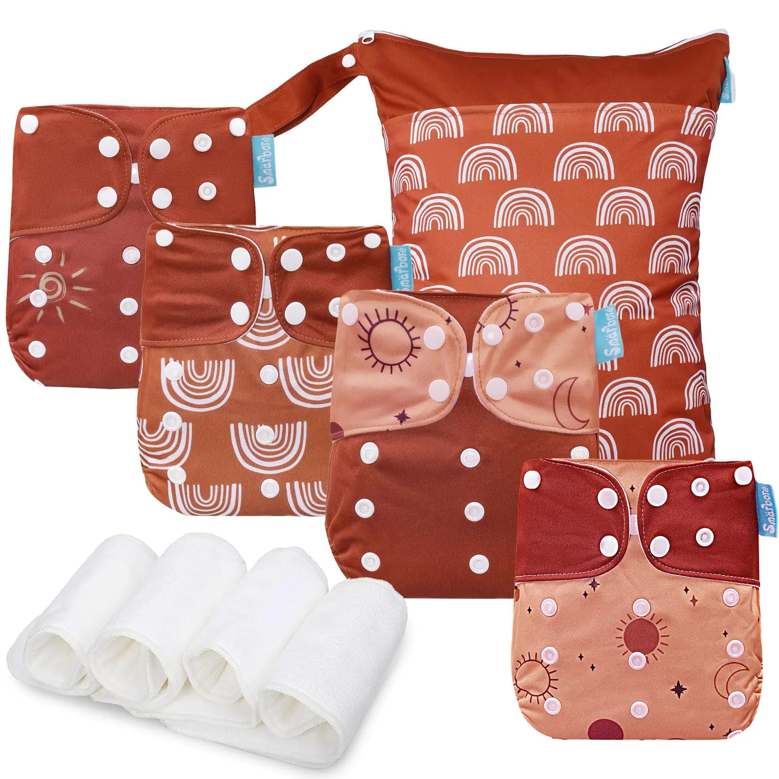 EcoNappy 4-Pack Cloth Diaper Set