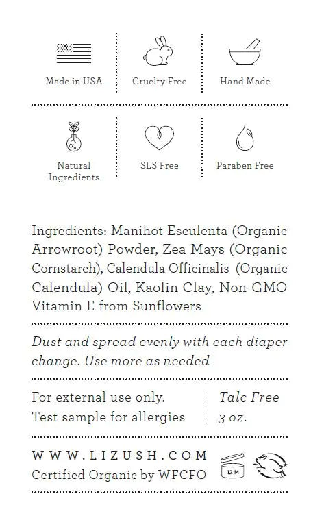 Pure Baby Soft Organic Powder