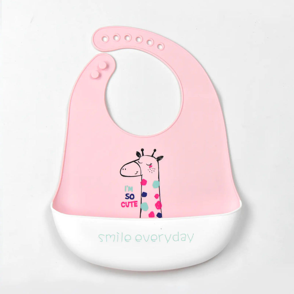 3D Baby Waterproof Silicone Bib for Feeding Kids