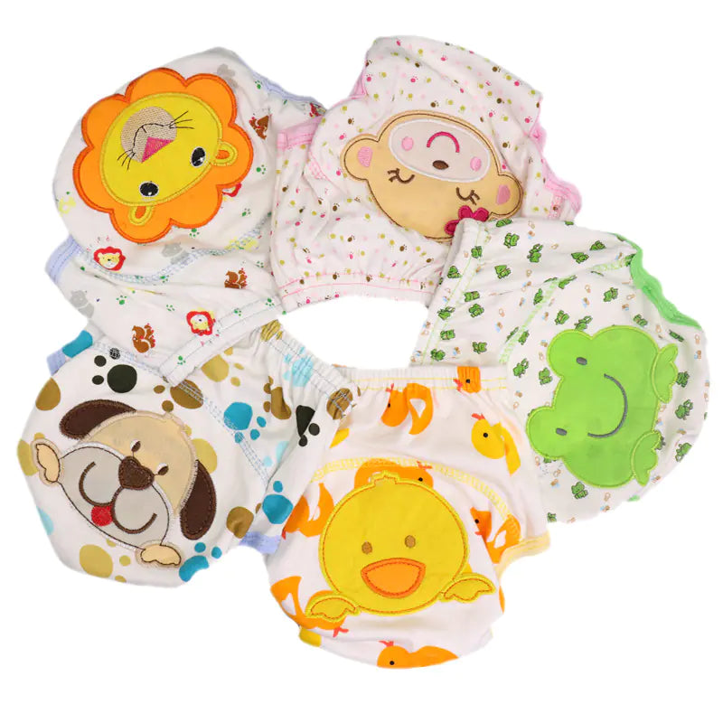 Cotton Baby Learning Pants - Washable Waterproof Diapers