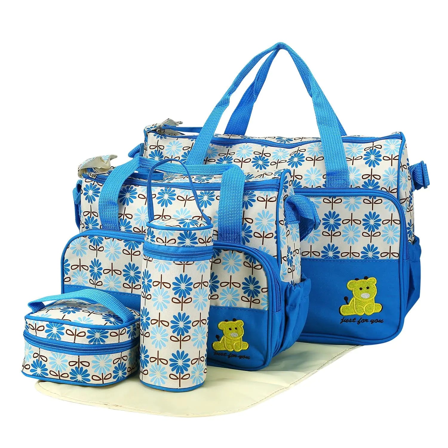 Mom & Baby 5-in-1 Diaper Bag Set