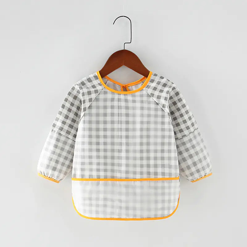 Waterproof Long Sleeve Bib for Kids - Cotton Apron