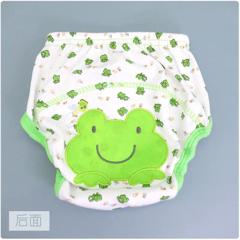 Cotton Baby Learning Pants - Washable Waterproof Diapers