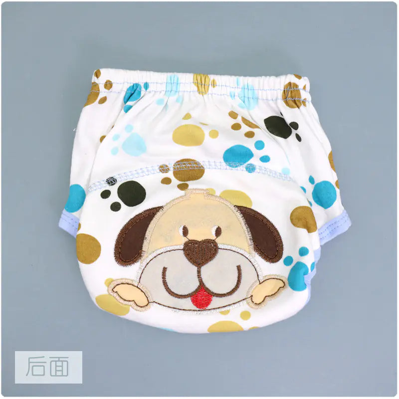 Cotton Baby Learning Pants - Washable Waterproof Diapers