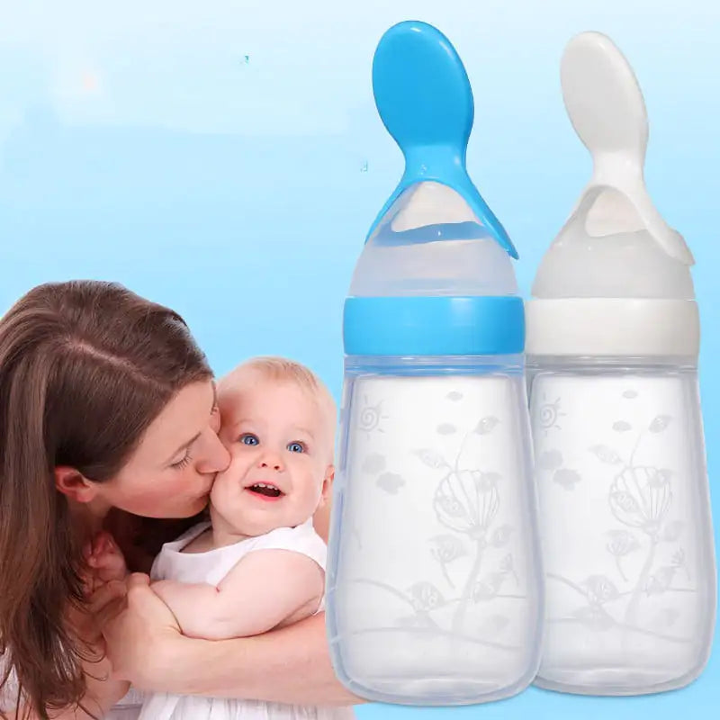 Silicone Squeeze Bottle for Baby Rice Cereal