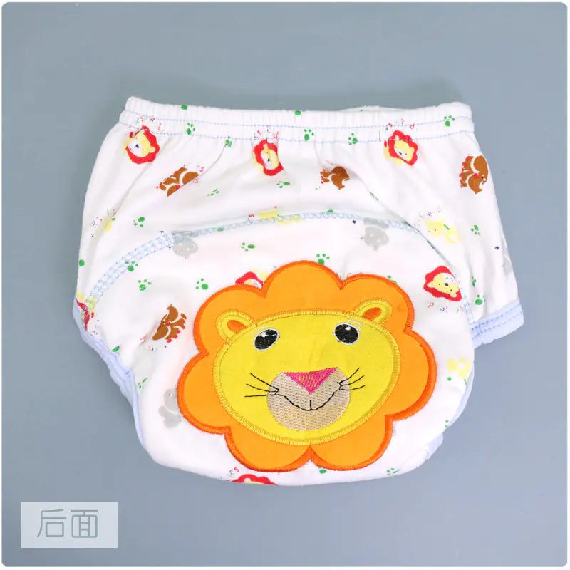 Cotton Baby Learning Pants - Washable Waterproof Diapers