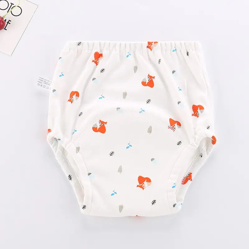 Cotton Baby Learning Pants - Washable Waterproof Diapers