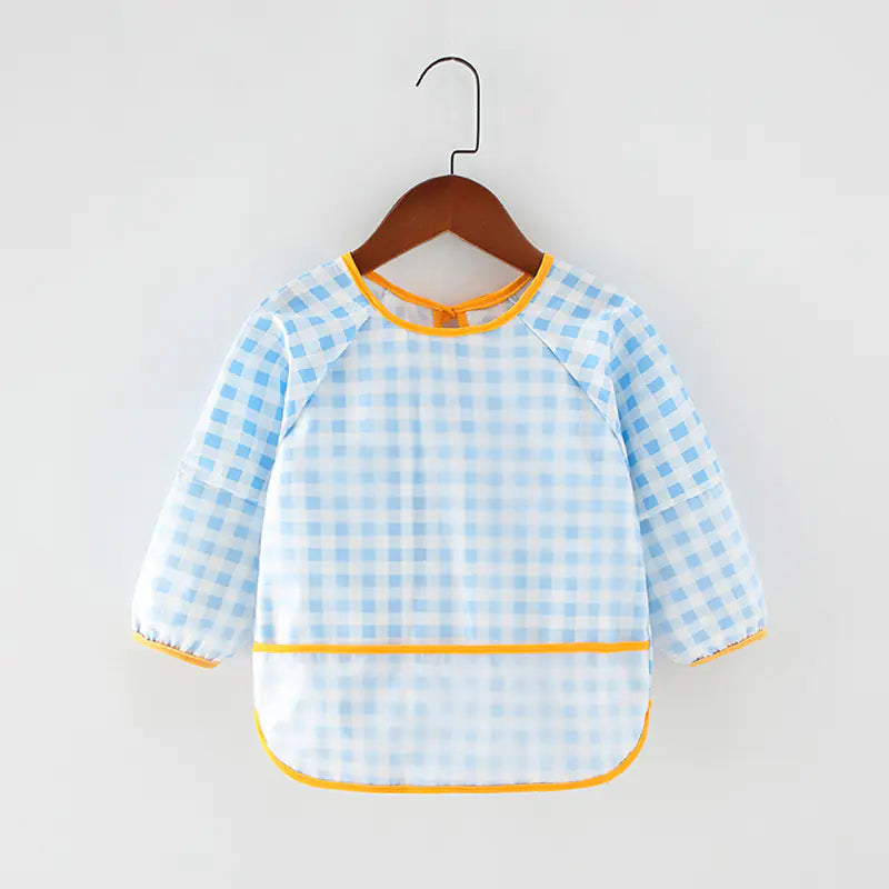 Waterproof Long Sleeve Bib for Kids - Cotton Apron
