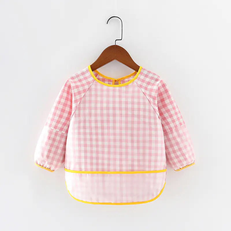 Waterproof Long Sleeve Bib for Kids - Cotton Apron