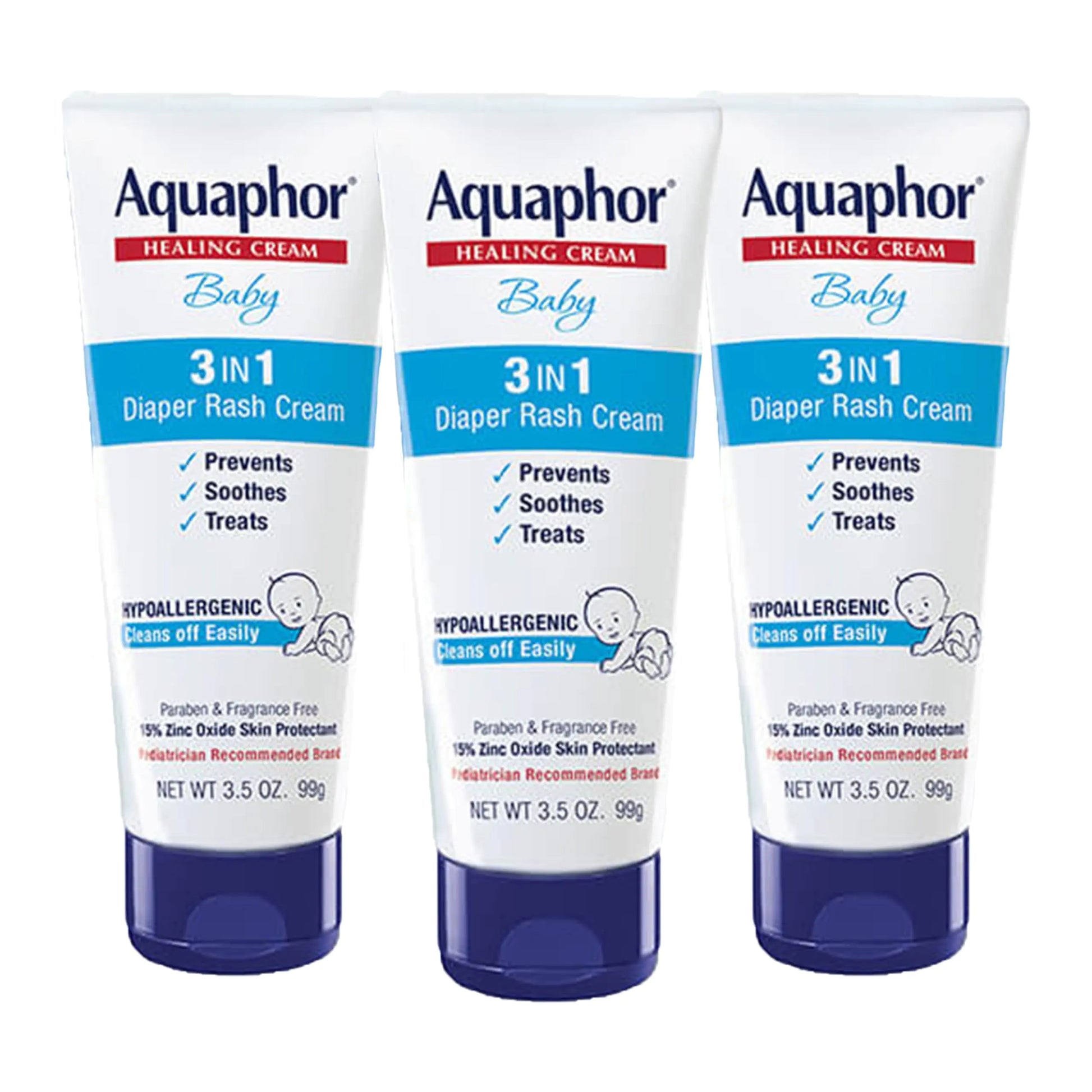 Aquaphor Baby 3-in-1 Diaper Cream