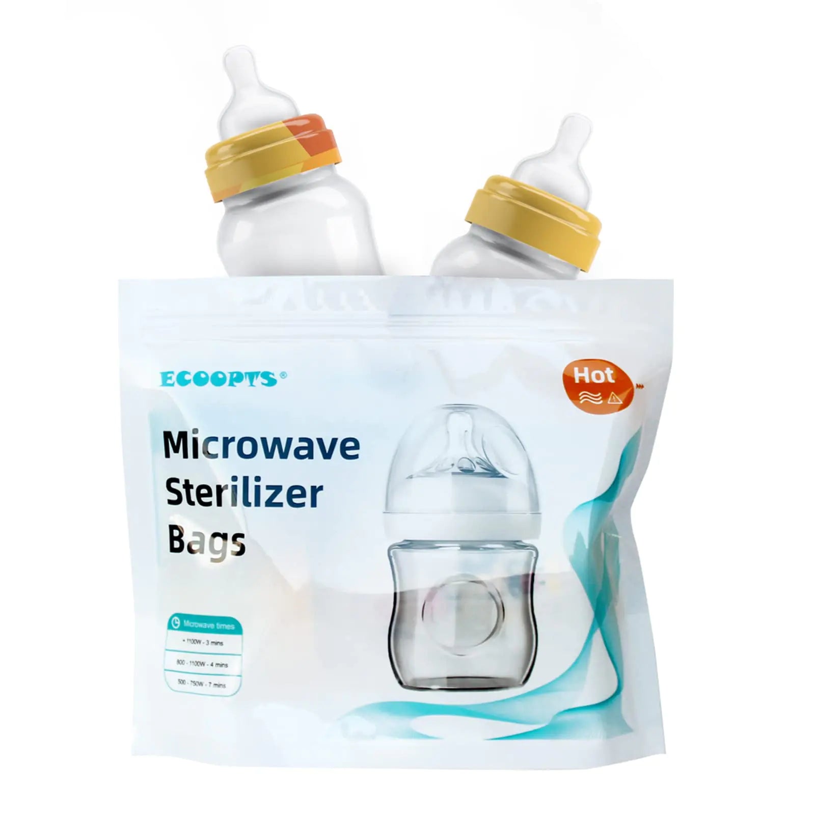 ECOOPTS Microwave Steam Sterilizer Bags