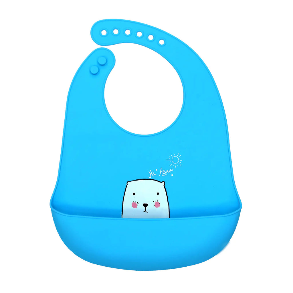 3D Baby Waterproof Silicone Bib for Feeding Kids
